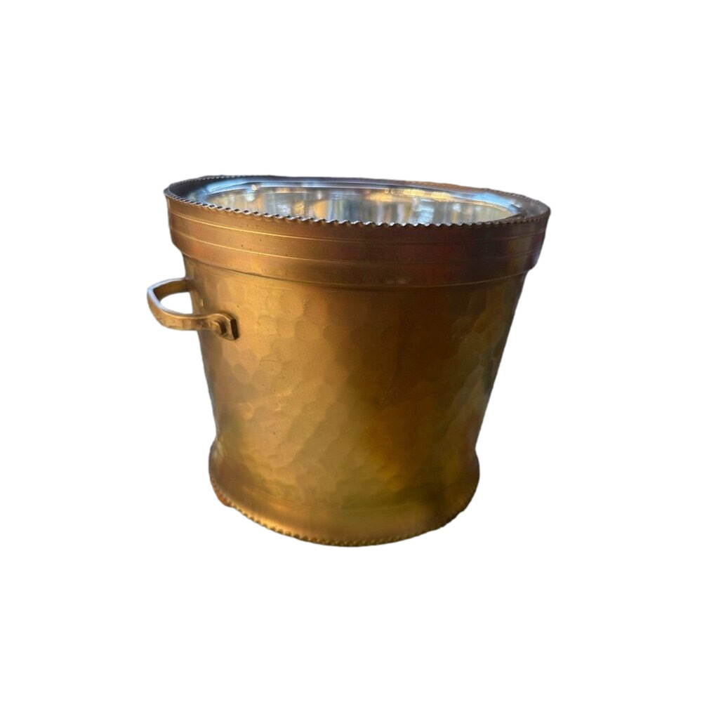Thermos Brand Ice Bucket Brass Vintage